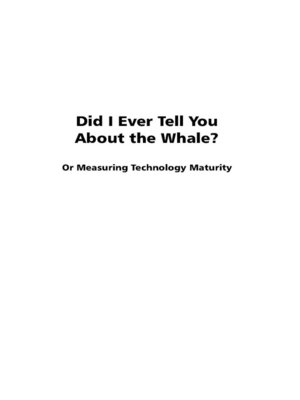 cover image of Did I Ever Tell You about the Whale?